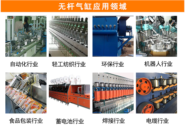 無桿氣缸應用領(lǐng)域